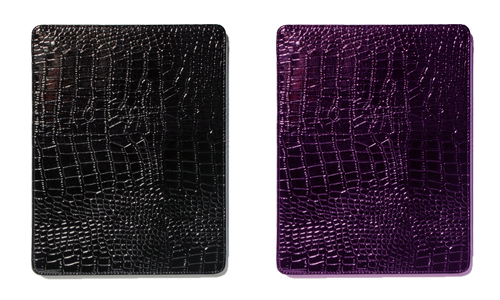 Ipad Crocodile leather embossed case